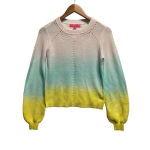 Lilly Pulitzer Ritzanna Sweater Size XS Ombré Spring Easter Colors
